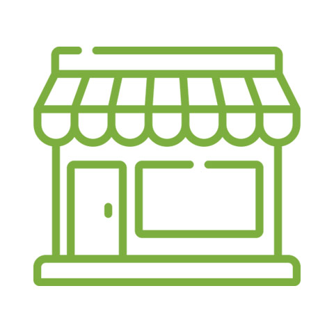 Icon of a bag filled with groceries